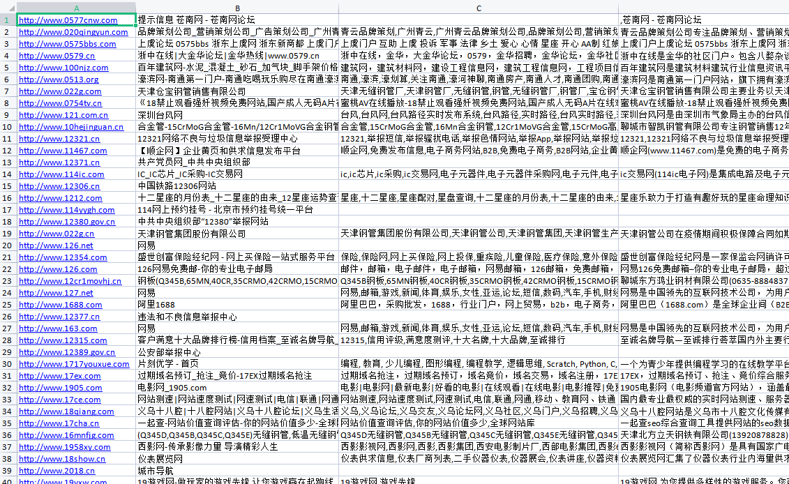 网站标题采集器TDK